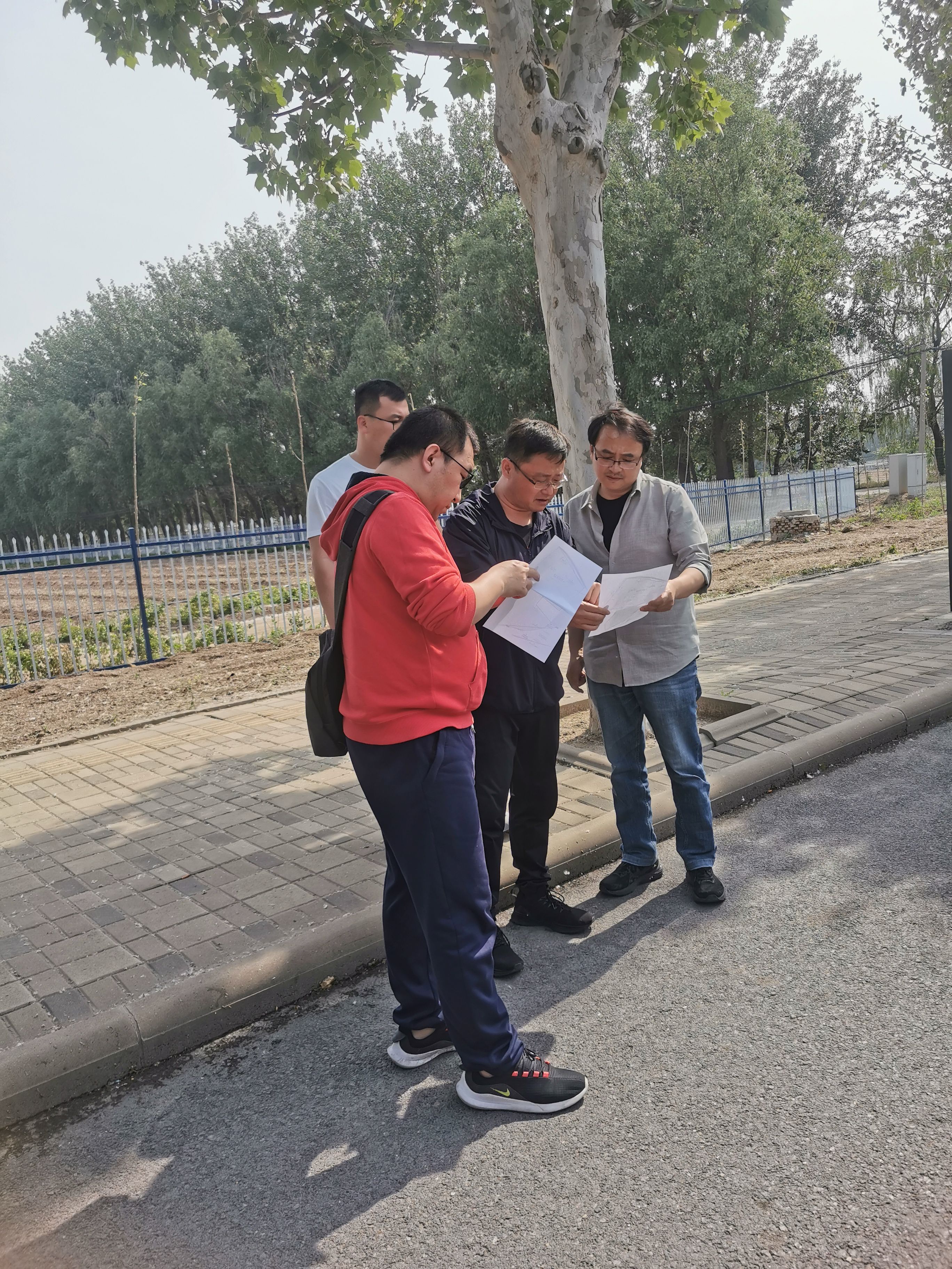 五经普采育经济开发区边界踏查核实工作