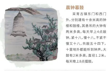 采育八景之一（晨钟暮鼓）