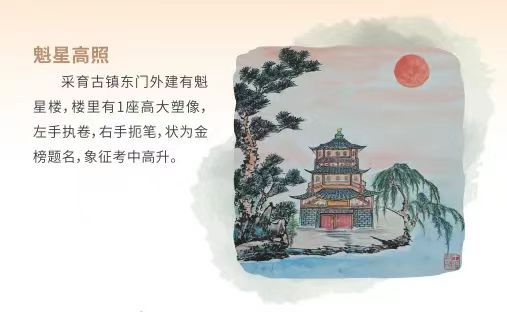 采育八景之一（魁星高照）